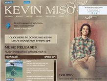 Tablet Screenshot of kevinmiso.com